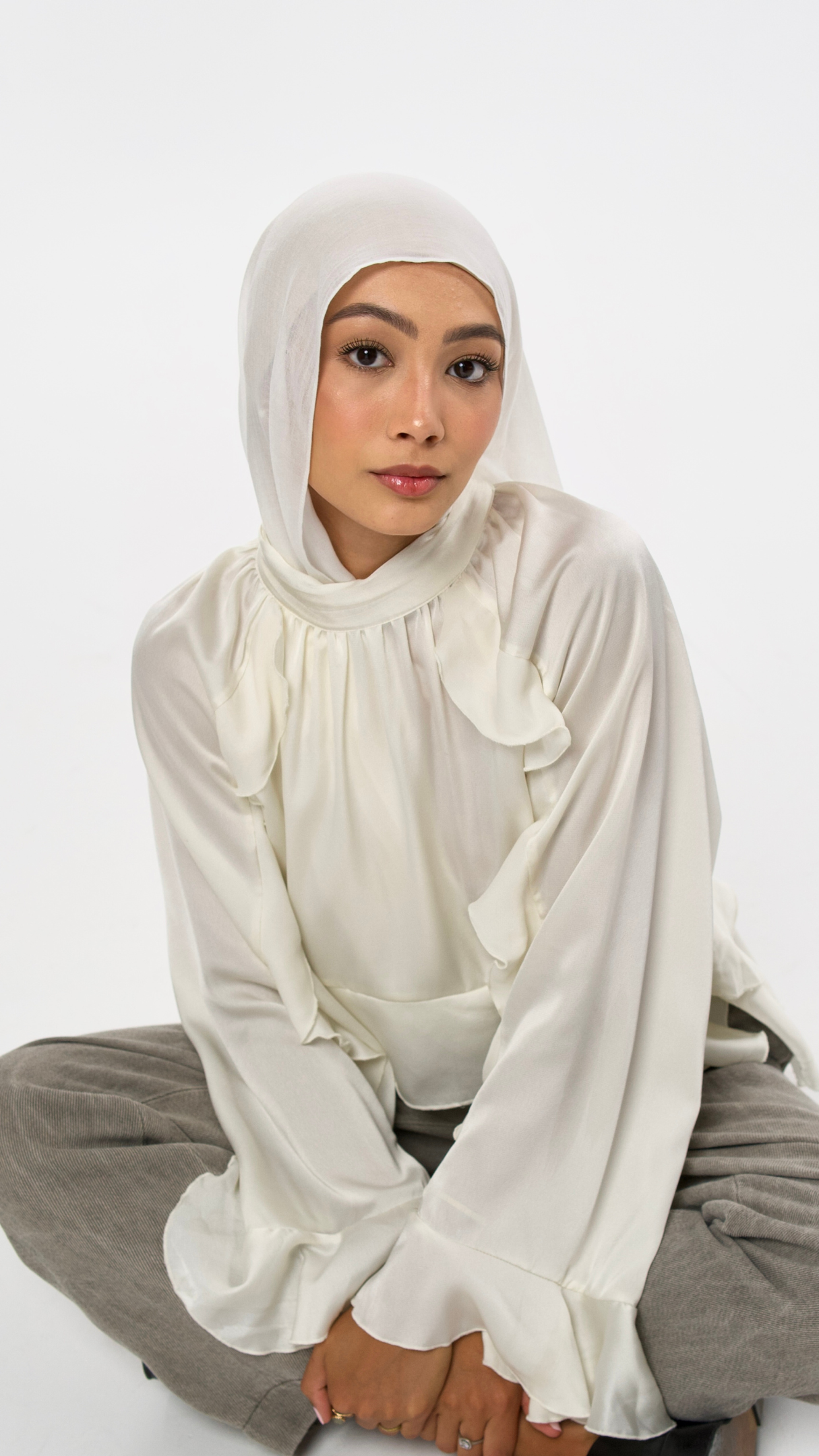 Ligne blanche Hijab