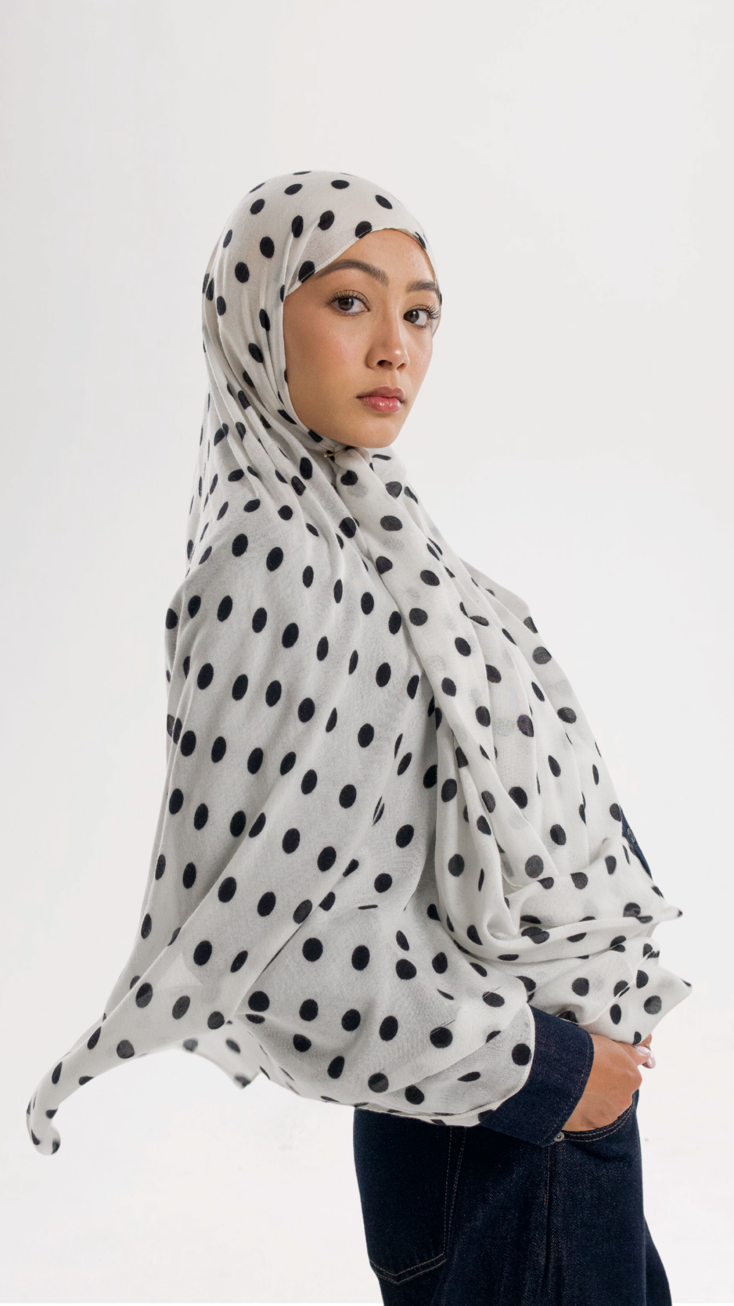 l'Iconique Pois Hijab